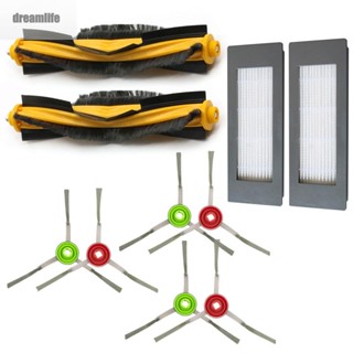 【DREAMLIFE】Side Brushes Accessories Parts Spare 10pcs Set Filters Cleaning Durable