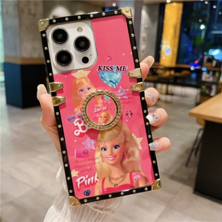 การ์ตูน Barbie คดี for Huawei Y7A Y9S Y8P Y6P 2020 Mate20 Mate30 Mate40 Pro เคสมือถือ Cute Cartoon Cover 360 support love Soft TPU Phone Case