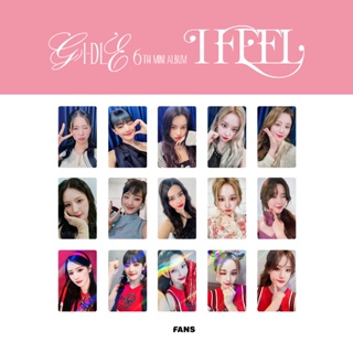 โปสการ์ดโลโม่ อัลบั้ม I-DLE 6th Mini I FEEL Miyeon Yuqi Shuhua Minnie Soyeon GIDLE Kpop จํานวน 5 ชิ้น ต่อชุด