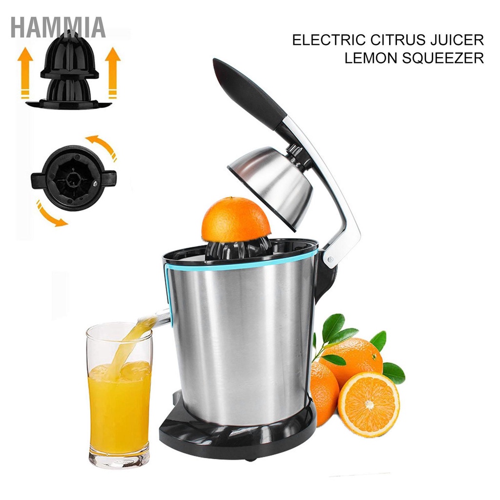 hammia-เครื่องคั้นน้ำส้มไฟฟ้าสแตนเลส-800w-เครื่องคั้นน้ำผลไม้คั้นน้ำส้มคั้นมะนาวสำหรับส้มมะนาวส้มโอ