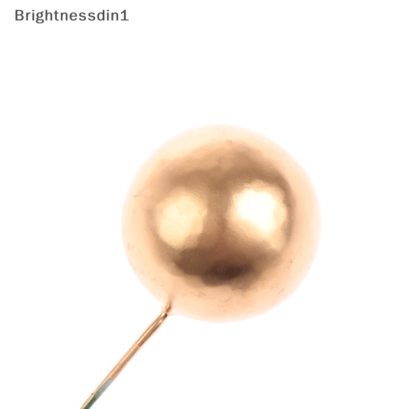 brightnessdin1-ท็อปเปอร์-รูปลูกบอล-สีทอง-สําหรับตกแต่งเค้กวันเกิด-คัพเค้ก-20-ชิ้น