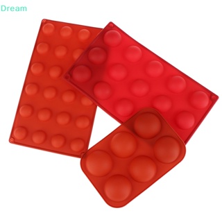 &lt;Dream&gt; แม่พิมพ์ซิลิโคน ทรงกลม ครึ่งวงกลม 3D เป็นมิตรกับสิ่งแวดล้อม สําหรับทําเค้ก ช็อคโกแลต เบเกอรี่ DIY ลดราคา