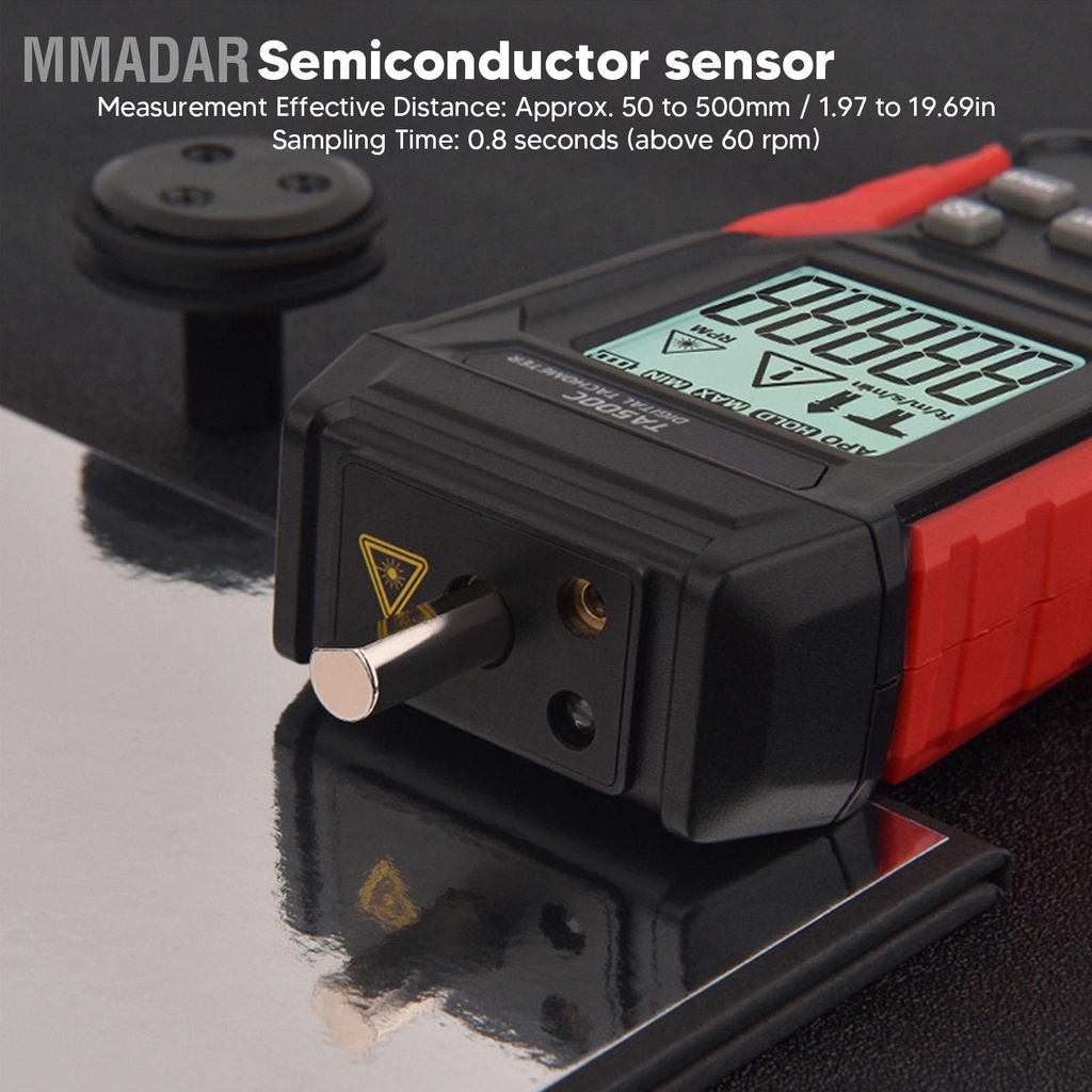 mmadar-ta500a-digital-tachometer-valve-lockable-non-contact-เครื่องวัด-rpm-แบบพกพา-3-ถึง-100000rpm