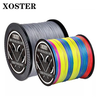 Xoster สายเชือกถัก PE 300 ม. 4 เส้น สําหรับตกปลา