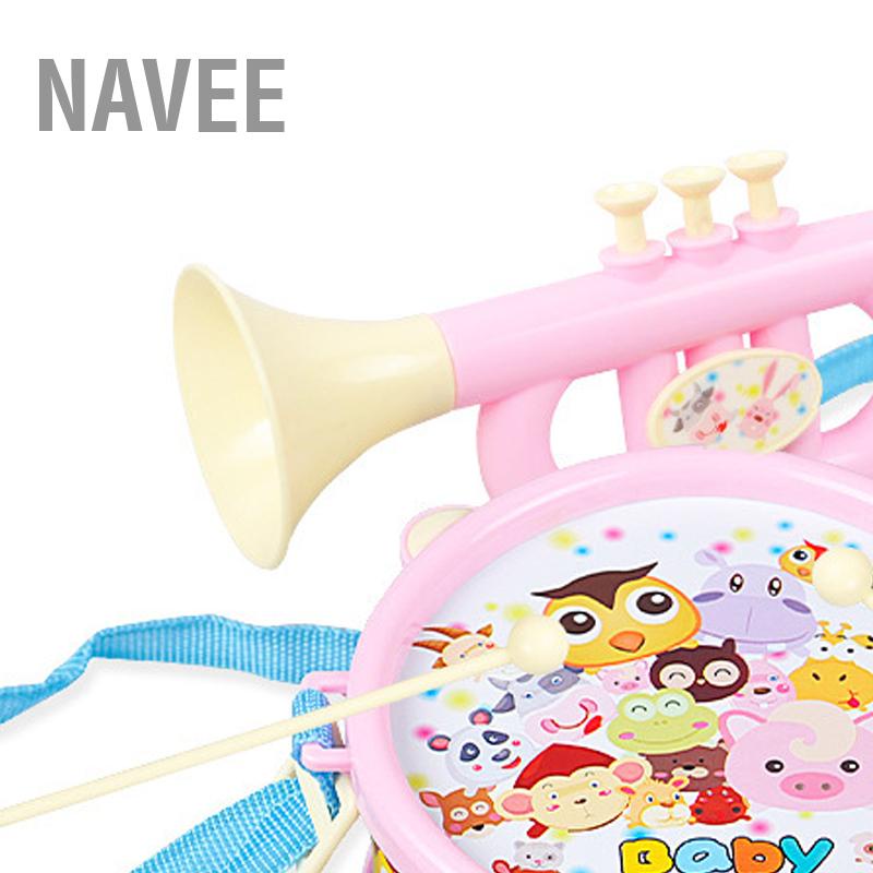 navee-6-ชิ้นเด็กกลองเครื่องดนตรีชุดการศึกษา-horn-rattle-เด็กวัยหัดเดินเครื่องดนตรีสำหรับเด็ก