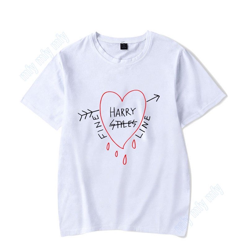 uiเสื้อยืดแขนสั้นพิมพ์ลาย-harry-styles-2022-world-tour-แฟชั่น-unisex