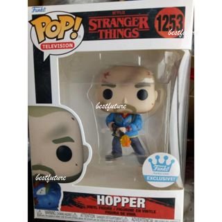 ตุ๊กตาฟิกเกอร์-funko-pop-stranger-things-hopper-1253-joyce-1254-eleven-1238-ของเล่นสําหรับเด็ก