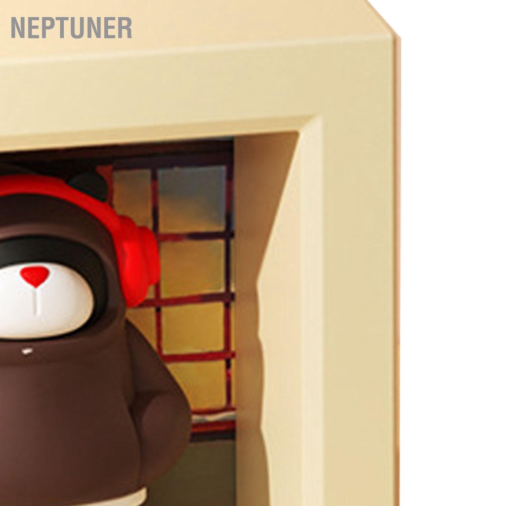 neptuner-กรอบรูปการ์ตูนหมีโคมไฟกลางคืนแม่เหล็กกรอบรูปการ์ตูนปรับได้ไฟกลางคืน
