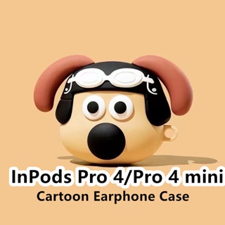 【ส่วนลด】เคสหูฟัง แบบนิ่ม ลายการ์ตูนฉลาม สําหรับ Pro 4 Mini Pro4 Mini InPods Pro 4