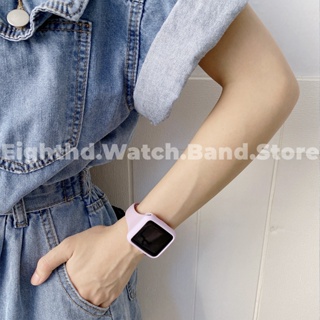 สายนาฬิกาข้อมือ สีพื้น สําหรับ Apple Watch Series Ultra 8 7 6 SE 5 4 3 2 1 iWatch ขนาด 49 มม. 45 มม. 41 มม. 44 มม. 40 มม. 42 มม. 38 มม.