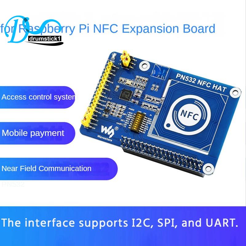 waveshare-บอร์ดขยาย-nfc-สําหรับโมดูลอ่านการ์ด-raspberry-pi-pn532-rfid-13-56mhz