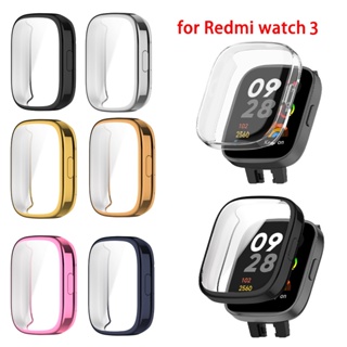 สินค้า เคส TPU สําหรับ Redmi Watch 3 Watch3 ชุบไฟฟ้า นิ่ม นาฬิกา ป้องกันหน้าจอ กรอบ เต็มรูปแบบ