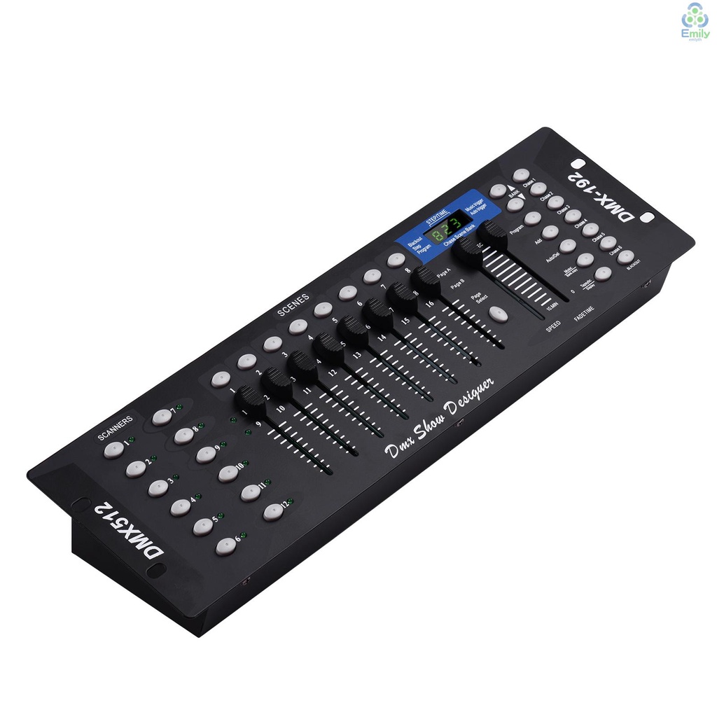 dmx512-แผงควบคุมไฟดิสโก้-led-192ch-พร้อมเสาอากาศ-สําหรับเวที-dj-ผับ-บาร์-ปาร์ตี้-ดิสโก้-งานแต่งงาน-19-มาใหม่