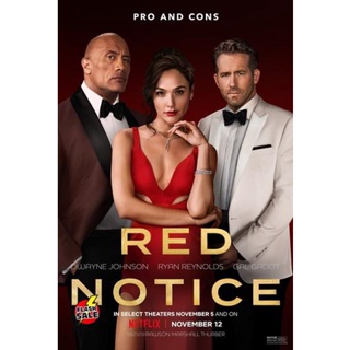 DVD ดีวีดี Red Notice (2021) โคตรคน 3 คม โจรกรรมระห่ำโลก (เสียง ไทย/อังกฤษ ซับ ไทย/อังกฤษ) DVD ดีวีดี