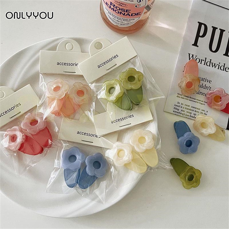only-amp-you-กิ๊บติดผม-สไตล์เกาหลี-กิ๊บติดผมน่ารักๆ-กิ๊บติดผมดอกไม้-สีมาการองสวยๆน่ารักๆ-เครื่องประดับสําหรับผู้หญิง
