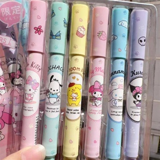 ภาพหน้าปกสินค้าใหม่ ปากกาไฮไลท์ เรืองแสง ลาย Sanrio mymelody Kuromi Cinnamoroll Pom Pom Purin Pochacco 6 ชิ้น ต่อแพ็ค สําหรับโรงเรียน สํานักงาน ที่เกี่ยวข้อง