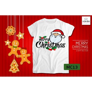 เสื้อยืดคริสต์มาส เสื้อคริสต์มาส Christmas &amp; Happy new year (MC13)