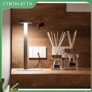 โลหะโคมไฟ LED USB ชาร์จไร้สาย Stepless ลดแสงห้องนอนตกแต่งแสงนอร์ดิกที่ทันสมัยเรียบง่าย2ระดับความสว่าง Cynthia