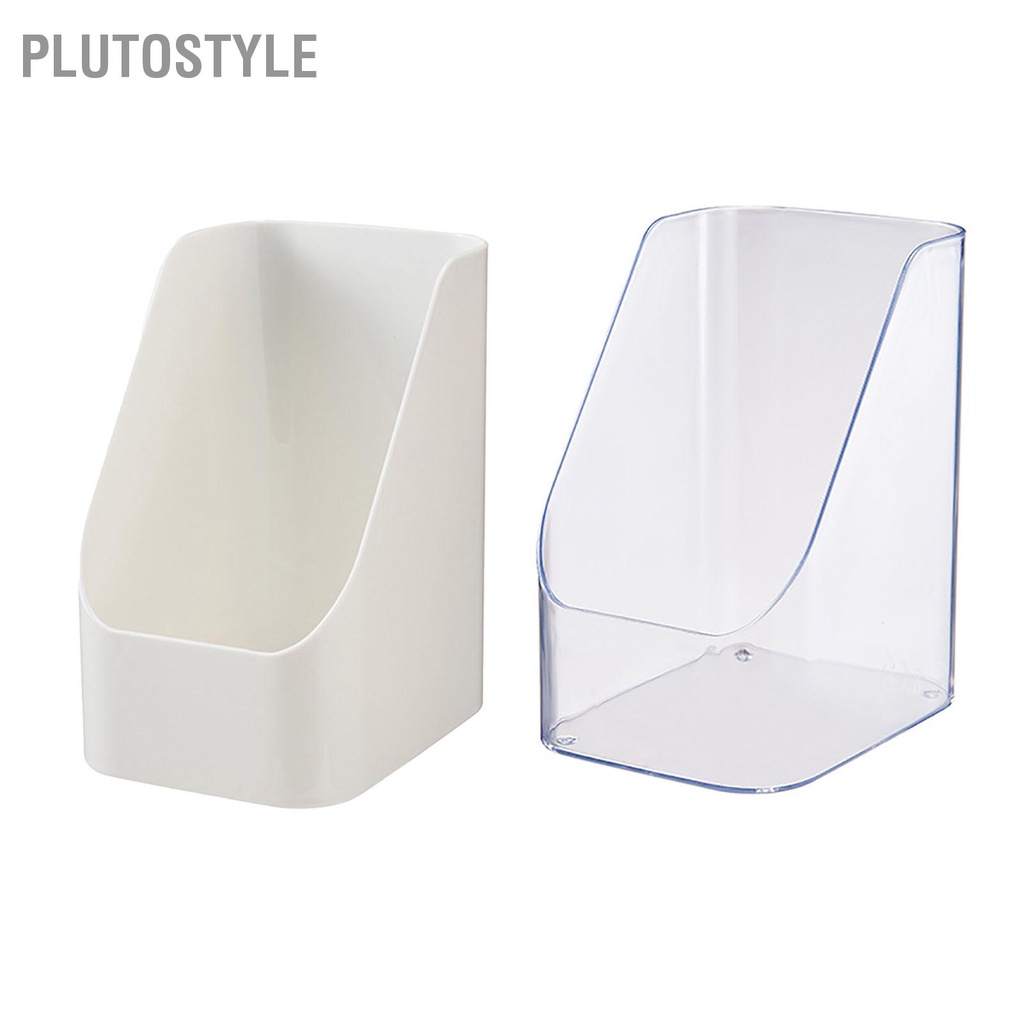 plutostyle-กล่องเก็บของตั้งโต๊ะเครื่องสำอางออแกไนเซอร์แต่งหน้าห้องน้ำพลาสติกออแกไนเซอร์กล่องเก็บอาหารถังออแกไนเซอร์การออกแบบเอียง