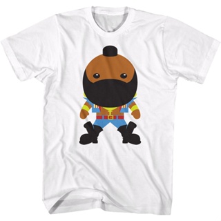 ดูดีนี่ Bubble Character Mr. T Shirt เสื้อยืดแขนสั้น เสื้อยืดสไตล์เกาหลี เสื้อคู่ เสื้อยืดแขนสั้น