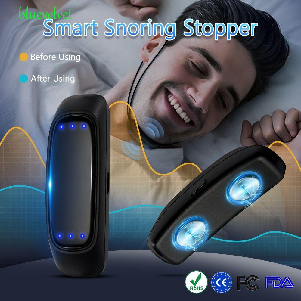 bluevelvet-อุปกรณ์ป้องกันการนอนกรน-แบบพกพา-ช่วยกระตุ้นกล้ามเนื้อ-ลดเสียงรบกวน