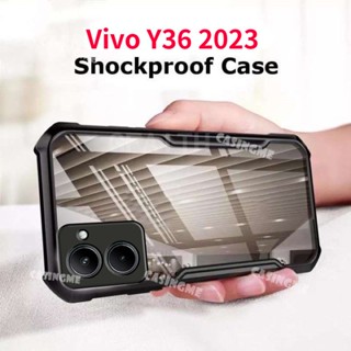 เคสโทรศัพท์มือถือ ซิลิโคนนุ่ม TPU ใส กันกระแทก สําหรับ Vivo Y36 2023 Y27 36Y Y 36 Y36 2023 4G 5G