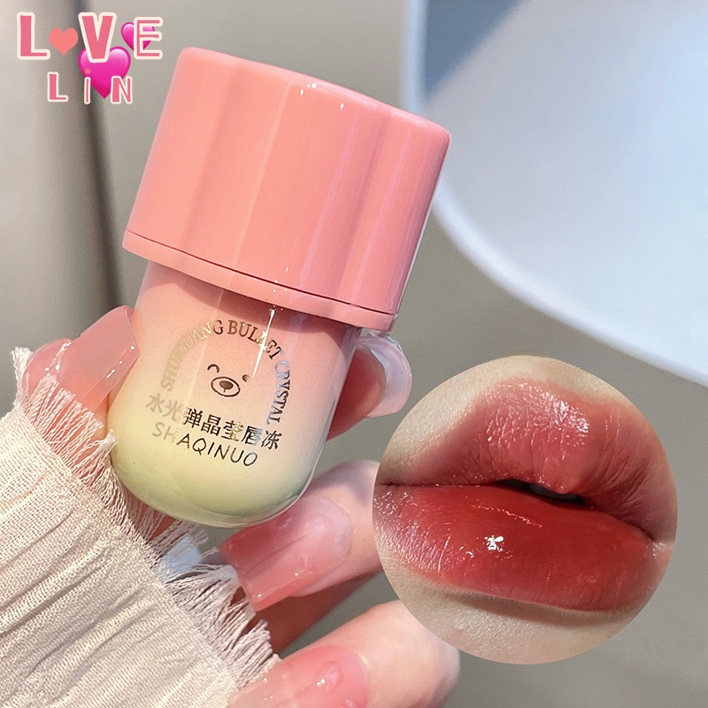 【lovelin】SHAQINUO ลิปสติกเจลลี่ คริสตัล เนื้อบางเบา ให้ความชุ่มชื้น ...