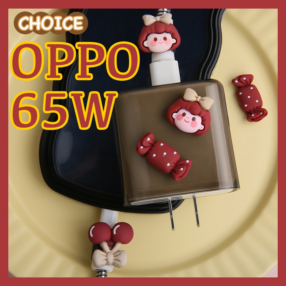 เคสป้องกันสายชาร์จ-ลายการ์ตูนเด็กผู้หญิงน่ารัก-สําหรับ-oppo-18w-33w-65w-67w-80w