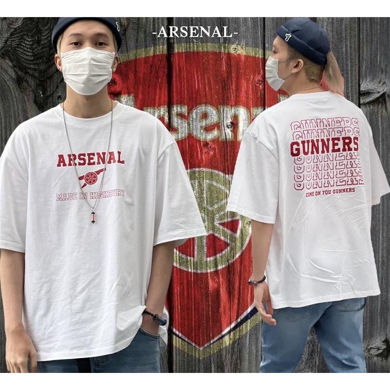 การออกแบบเดิมเสื้อ Oversize ลาย The Gunners (Arsenal) - KAMII | Shopee ...