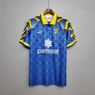 02-03 Parma Away เสื้อฟุตบอลย้อนยุค Football