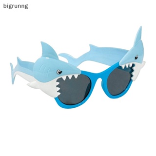 Bigrunng แว่นตาฉลาม สไตล์ฮาวาย ธีมฉลาม ปาร์ตี้วันเกิด สําหรับเด็ก SG