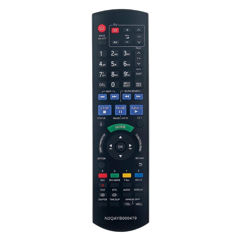 3c-รีโมตคอนโทรล-n2qayb000479-เครื่องบันทึก-dvd-tv-dmr-xw380-dmr-xw385