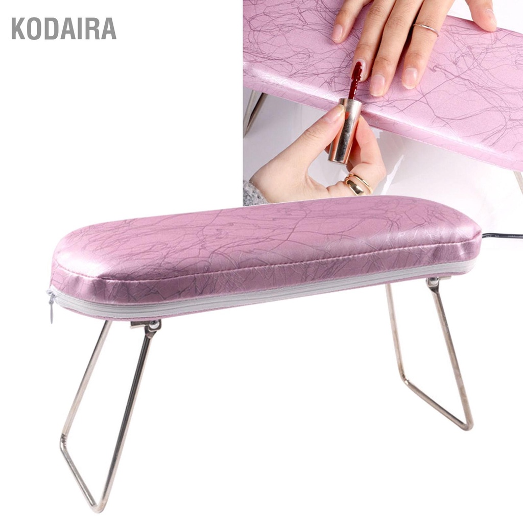 kodaira-ที่วางแขนเล็บ-pu-หนังแต่งเล็บหมอนเบาะเล็บอุปกรณ์ศิลปะเครื่องมือสำหรับช่างทำเล็บโต๊ะช่างใช้