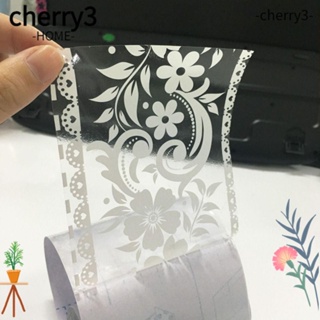 CHERRY3 วอลเปเปอร์ PVC แบบใส ลอกออกได้ สําหรับตกแต่งบ้าน