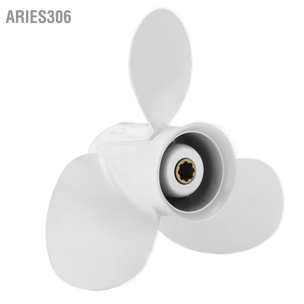 aries306-ใบพัดนอกเรือ-3-ใบมีด-9-1-4-นิ้ว-เส้นผ่านศูนย์กลาง-ระยะพิทช์อะลูมิเนียมอัลลอยทดแทนสำหรับเครื่องยนต์