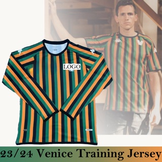 เสื้อกีฬาแขนยาว ลายทีมชาติฟุตบอล Venice 23-24 ชุดเหย้า สําหรับผู้ชาย