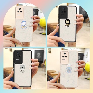 Back Cover couple Phone Case For Redmi K40S/Xiaomi Poco F4 5G Anti-knock personality simple Waterproof advanced Silica gel