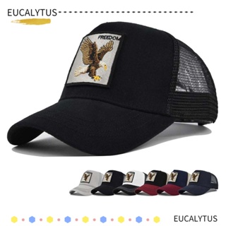 Eutus หมวกเบสบอล ผ้าฝ้าย ระบายอากาศ สไตล์ฮิปฮอป 6 สี