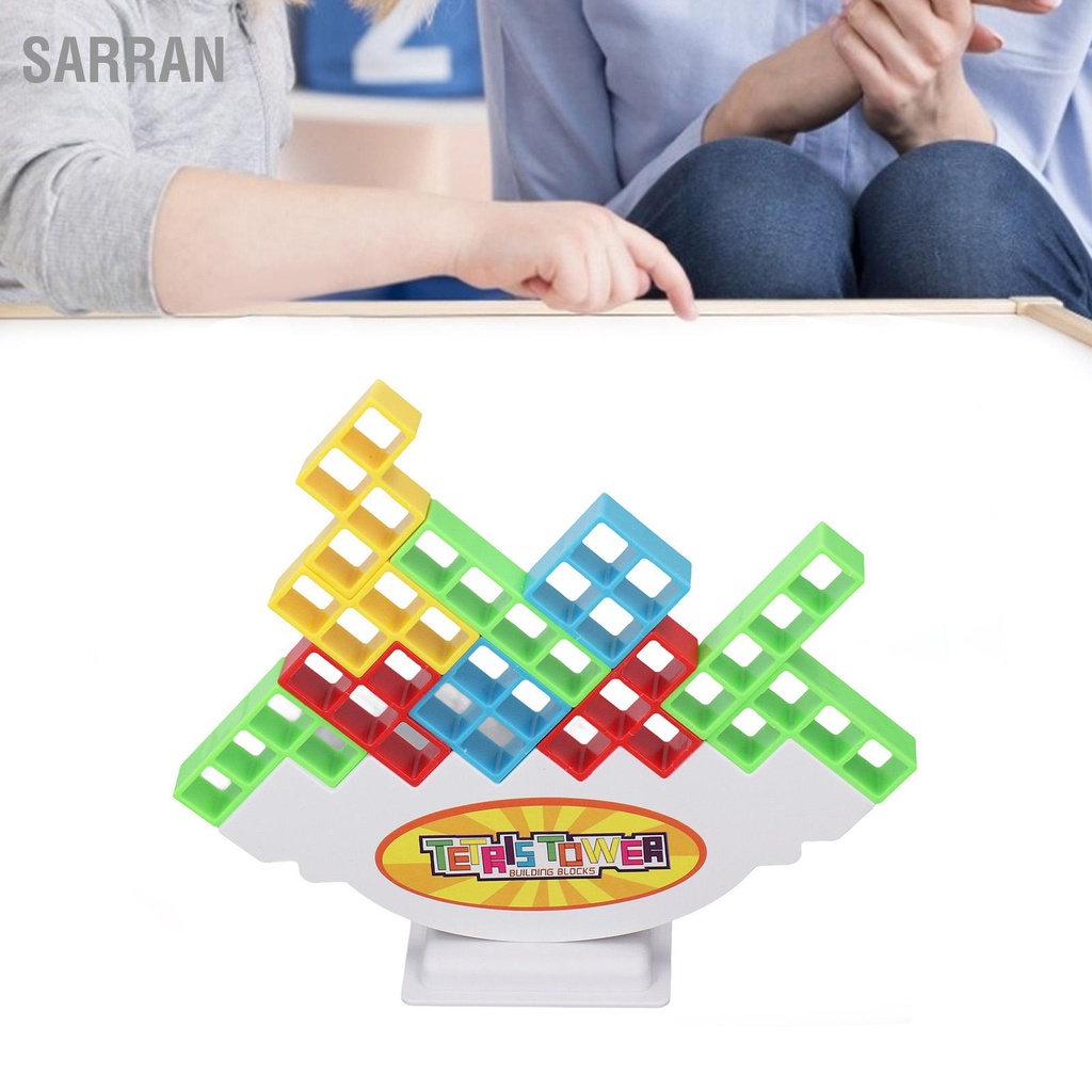 sarran-บล็อกรัสเซียซ้อนของเล่นที่มีสีสันผู้เล่นหลายคนโต้ตอบบล็อกสมดุลของเล่นปริศนา