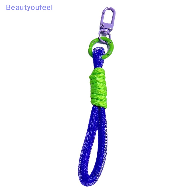 beautyoufeel-พวงกุญแจเชือกถัก-ป้องกันการสูญหาย-สําหรับผู้ชาย-และผู้หญิง