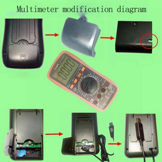 【3C】ตัวกําจัดแบตเตอรี่ 9v สายเคเบิล USB แปลงสายไฟ สําหรับมัลติมิเตอร์