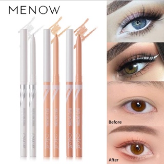 Spot second hair# MENOW MENOW P213 white concealer pen makeup pen eyelid down to rotatable Automatic Core-out eyeliner for more use 8cc