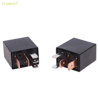 [ErudentT] รีเลย์เตือนภัยรถยนต์ DC 12V 24V 40A 1NO 1NC SPDT 4/5 Pins [ใหม่]