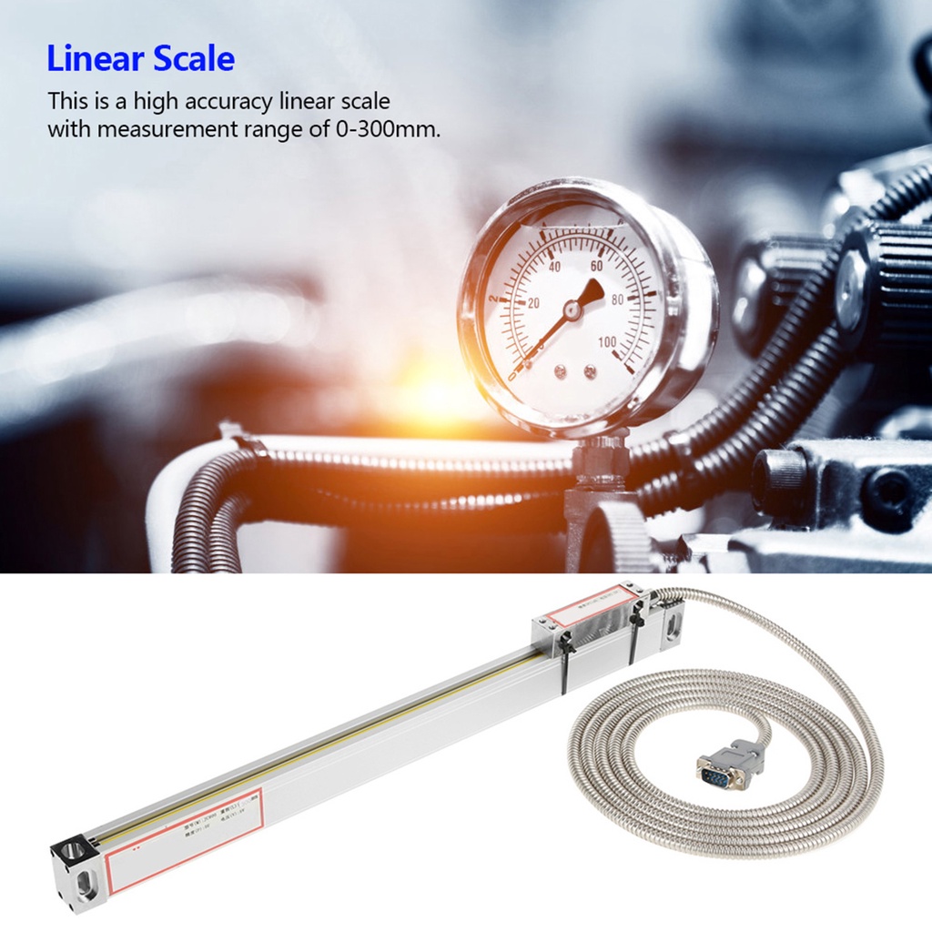 Scala Lineare Per Jcs900 Scala Lineare Fafeicy - Precisione ±5um - Lega Alluminio - Per Display JCS900-2AE/3AE Scala Precisione 5um