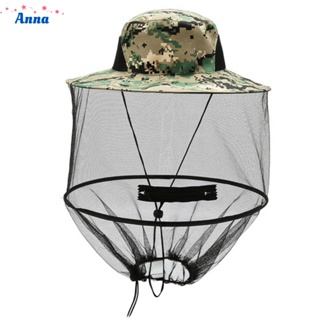 【Anna】Fishing hats sun protection outdoor sun hats anti-bee hat Fishermans hat