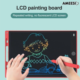 Ameesi บอร์ดวาดภาพอิเล็กทรอนิกส์ ABS หน้าจอ LCD 8.5 นิ้ว ไม่เรืองแสง ติดทนนาน อุปกรณ์เสริม สําหรับเด็ก