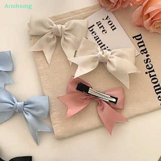 &lt;Arichsing&gt; กิ๊บติดผม ริบบิ้นโบว์ น่ารัก สง่างาม อุปกรณ์เสริม สําหรับผู้หญิง ลดราคา