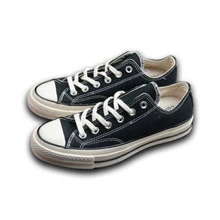 รองเท้า Converse สีดำ รัดส้น