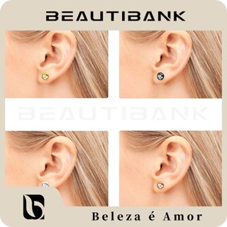 Beautibank จิวเจาะเหล็กผ่าตัด เพทาย / แบน, Tragus, Conch, Helix, Lobe และอื่น ๆ