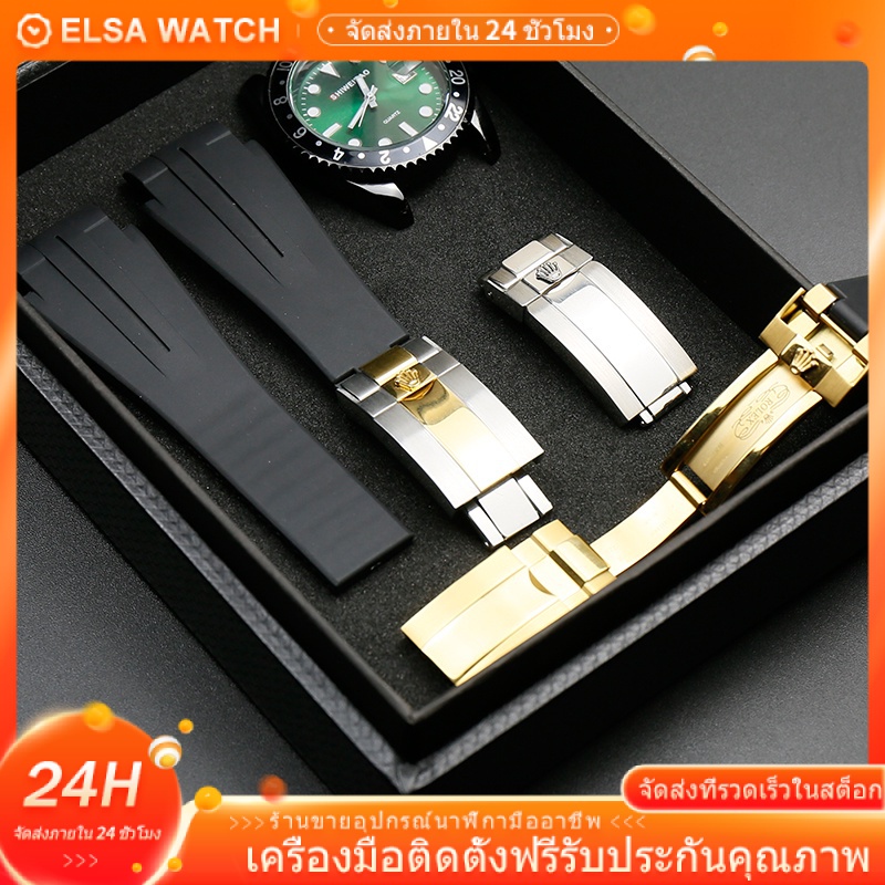 rolex-deepsea-สายนาฬิกาข้อมือยาง-21-มม-สําหรับผู้ชาย